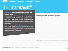 Tablet Screenshot of bubblevault.com